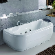  Foshan Rectangle Freestanding Acrylic SPA Bathtubs Control Panel Multi-Function Massage Bathtub