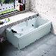  Factory Direct Supply Small Bathroom Tubs Acrylic LED Air Bubble Massage Bathtub
