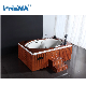  Luxury Oak Edge Acrylic Hydromassage Bathtub Whirlpool SPA Pool