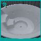  Large Outdoor Round Wooden Bathtub SPA, Circular Hot Tub, 4 Person Relax SPA Hot Tub
