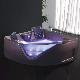 Good Sale Indoor with Headrest Luxurious Triangle Whirlpool Massage Bath manufacturer