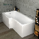 Right and Left Hand L Shaped Bathroom Shower Bath Tub