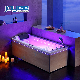 Joyee Modern Bathtub Single Massage Tub Indoor Whirlpool Hot Tubs with 2 Side Skirting Bathtub for Sale manufacturer