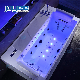 Joyee Modern Home Bathroom Mini Bath Shower Combo SPA Massage 46 Jets Air Bubble LED Newest Jacuzzy Bathtub