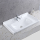 Factory Wholesale Ceramic Bathroom Basin Vanity Cabinets Rectangle Cabinet Wash Basin