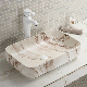 Bathroom Sink Ceramic Countertop Solid Surface Hand Rectangular Art Wash Basin manufacturer
