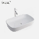 Professional Manufacture Fashionable Big Rectangle Ceramic Art Basin manufacturer