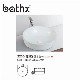 Hot Selling Sanitary Ware Rectangular Shape Ceramic Lavabo Artistic Wash Hand Basin Bathroom manufacturer