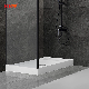 Square Customized Size Solid Surface Shower Tray for Bathroom