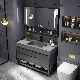 Large Matte Black Wall-Mounted Bathroom Cabinet 36 Inches Unique Standing American Bathroom Vanity