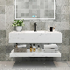 Solid Surface Porcelain Sink Marble Artificial Stone Cabinet Wall Hung Wash Basin Bathroom Vanity