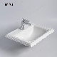 Modern Bathroom Small Wash Basin Ceramic Under Counter Undermount Sink manufacturer