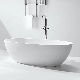 Luxury Freestanding Acrylic Solid Surface Bathroom Bath Tub Stone Resin Hotel Project Bathtubs