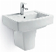  Porcelain Basin Ceramic Washing Basin Wall Hung Washing Basin (Hz2409)