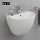 2023 Ceramic Wall Hung Wash Basin Bathroom Half Semi Pedestal