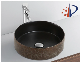  The World′s First Bathroom Metal Appearance Matte Black Art Basin