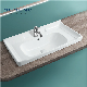  500mm-1000mm Cabinet Basin Ceramic Basin PVC Cabinet Wash Basin Chaozhou Factory