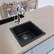Factory Price China Black Single Bowl Undermount Granite Kitchen Sink manufacturer
