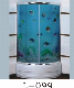 Frosted 5mm Tempered Glass Bathroom Sliding Door Shower Enclosure Cabin