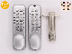 Durable Modern Solid Zinc Alloy Bathroom Sliding Door Handle Lock manufacturer