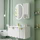  Modern Contracted Rock Board Solid Wood Bathroom Cabinet Wash Basin Combination of Light Luxury Toilet Bath Cabinet