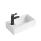  Morden Style Bathroom Small Wall Hung Countertop Sinks Rectangular Ceramic Wash Basin