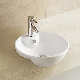 Best Price European Style Sinks Round Semi-Recessed Basin manufacturer