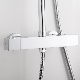 Chrome Thermostatic Shower System with 8" Rain Shower Head