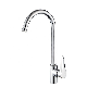 Best Selling Single Handle Chrome Plated Deck Mounted Hot and Cold Water Saving Kitchen Mixer