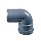 Plastic Pipe Fitting with Rubber Ring Grey One Faucet 90 Degree Elbow