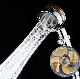  ABS Handheld 360 Degree Rotating Bathtub Fan Turbo Shower Head