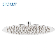  12 Inch SUS304 Bathroom Square Rainfall Shower Head with Adjustable Brass Swivel Ball Joint