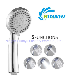 Hy-076 New Design Bathroom Accessories ABS Chromed 3 Functions Hand Shower Head manufacturer