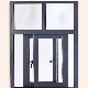 Aluminium Aluminum Casement Window in Tempered Glass Building Material 7