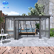 Customized Construction Home Garden Design Glass Design Prefab Sun Porch Patio Screen Sunroom manufacturer