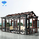 New Design Outdoor Custom Made Aluminum Frame Sunroom House Waterproof 4 Seasons Glass Sunroom manufacturer