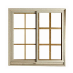  High Quality PVC Sliding Window Double Glass with Grills