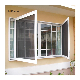  Double or Triple Glass Thermal Break Aluminium Casement Windows for Passive House