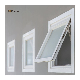  China Factory Europe Style Triple UPVC Awning Window for Bathroom