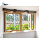  Hurricane Aluminium Frame Glass Casement Window with Netting