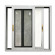 Aluminum Alloy Sliding Down Windows Multi-Function Sliding&Casement&Vertical Sliding Window Frame manufacturer