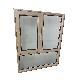 Aluminum Alloy Open Inverted Window with Double Toughened Glass