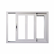 Hot Selling Simple Installation Aluminum Frame Glass Material Sliding Window