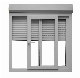  High Quality of Aluminum Monoblock Window