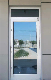  Fashion Simple Coffee Shop Glass Door Automatic Noiseless Kfc Door