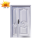 Popular Steel Security Iron Door with Power Coating Finish