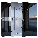  Italian Luxury Design Stainless Steel Entrance Door Exterior Security Front Pivot Door Modern Entry Black Aluminum Pivot Door