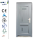 UV-Proof Grey Exterior Security Steel Doors Metal Door