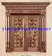 Wrought Iron Main Gate Wooden Interior Steel Metal Door manufacturer