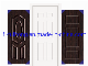 Wooden Patio Balcony PVC Iron Gate Steel Door